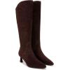 image:imageNaturalizer womens Deesha  Wide Calf BootMahogany Brown Suede