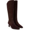 image:imageNaturalizer womens Deesha  Wide Calf BootMahogany Brown Suede Narrow Calf