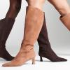 image:imageNaturalizer womens Deesha  Wide Calf BootMahogany Brown Suede Wide Calf