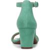 image:imageNaturalizer womens Vera Heeled SandalsEmerald Green Suede