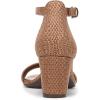image:imageNaturalizer womens Vera Heeled SandalsWalnut Brown Faux Raffia