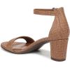 image:imageNaturalizer womens Vera Heeled SandalsWalnut Brown Faux Raffia