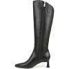 Black Leather Narrow Calf