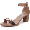 image:imageNaturalizer womens Vera Heeled SandalsCaf Beige