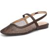 Brown Leopard Print Mesh