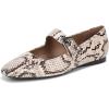 Beige Multi Snake Leather