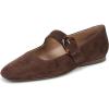Chocolate Brown Suede