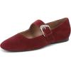 Cranberry Red Suede