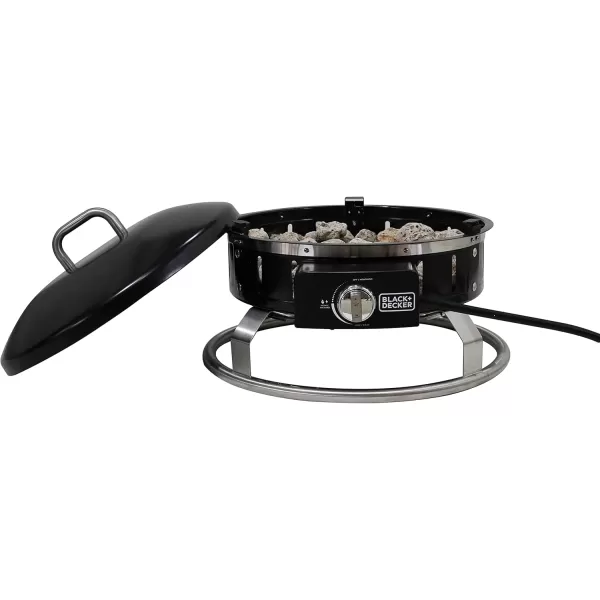 BLACK + DECKER 22.85" Round Portable Firebowl