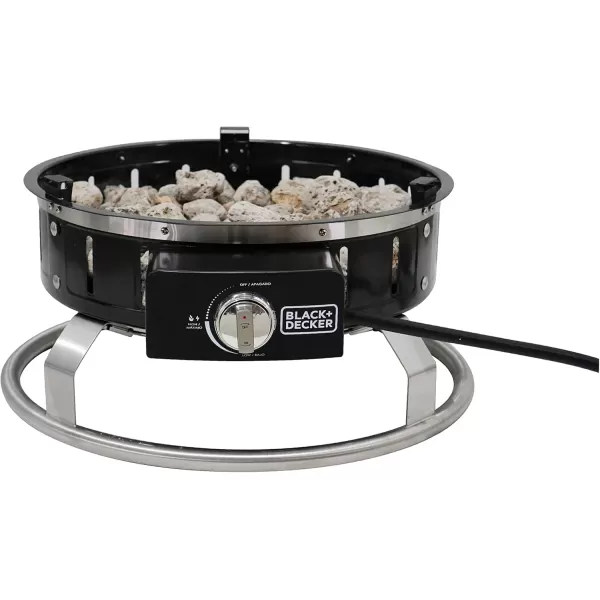 BLACK + DECKER 22.85" Round Portable Firebowl