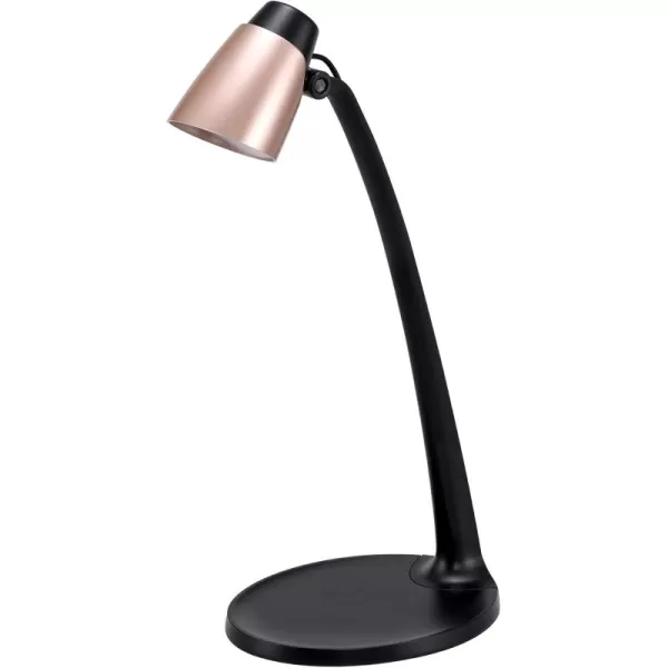 BLACK+DECKER Modern LED Desk Lamp, 3.5W, Rose Gold 