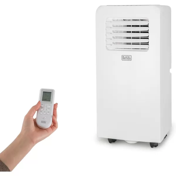 BLACK+DECKER 10,000 BTU Portable Air Conditioner with Remote Control, White
