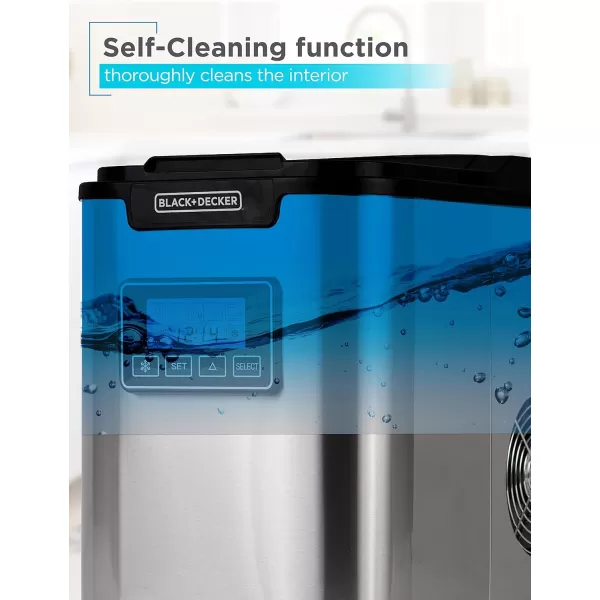 BLACK+DECKER 26 lb. Capacity Ice Maker