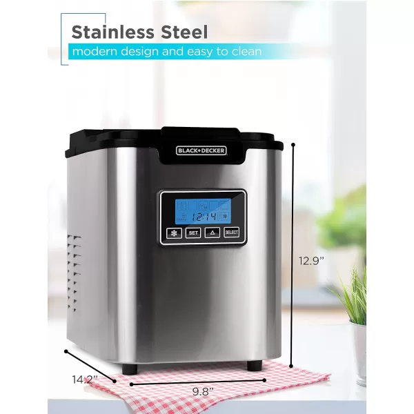 BLACK+DECKER 26 lb. Capacity Ice Maker