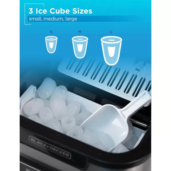BLACK+DECKER 26 lb. Capacity Ice Maker