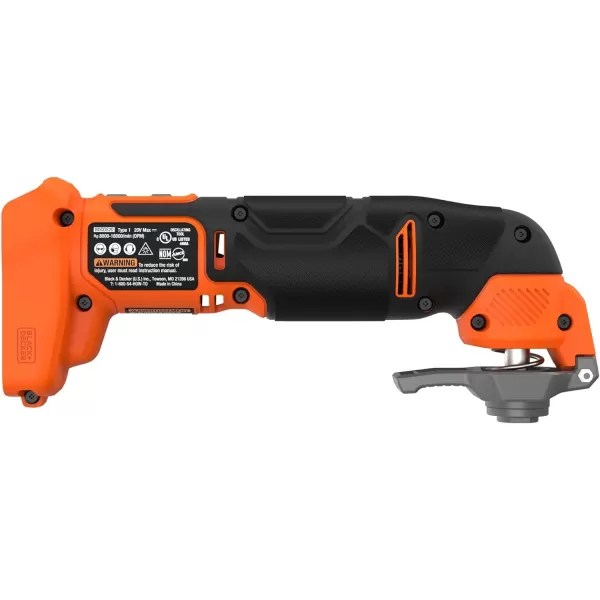 BLACK + DECKER 20V MAX Oscillating Tool, MultiTool, 6-speed, Tool Only 