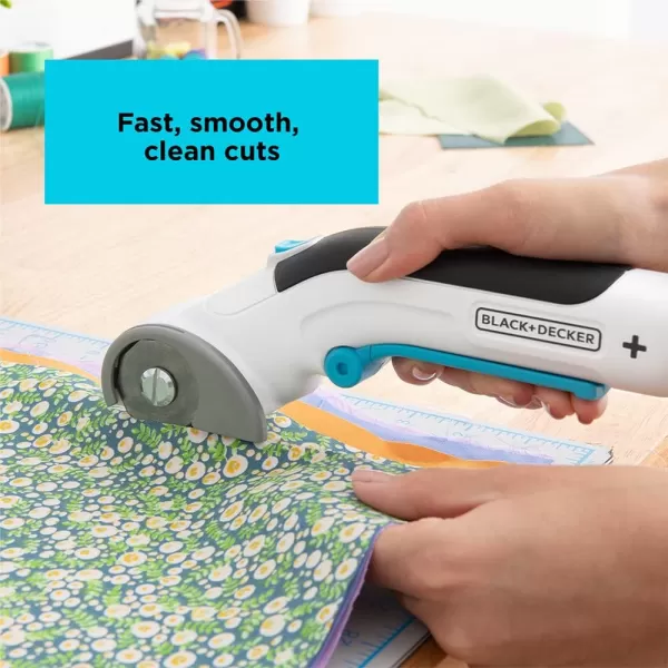 BLACK+DECKER 4V MAX Rotary Cutter, Cordless, USB Rechargeable , White