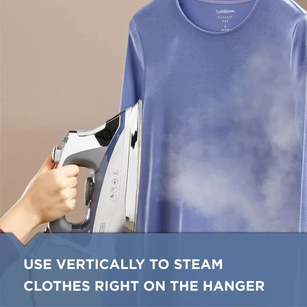 BLACK+DECKER Allure Professional Steam Iron, D3030, 30% More Steam, Percison Tip, Stianless Steel Soleplate, Vertical Steam Fuction