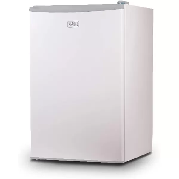 BLACK+DECKER BCRK17V Compact Refrigerator Energy Star Single Door Mini Fridge with Freezer, 1.7 Cubic Ft., VCM, Silver