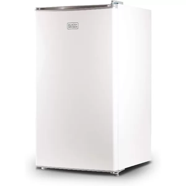 BLACK+DECKER BCRK17V Compact Refrigerator Energy Star Single Door Mini Fridge with Freezer, 1.7 Cubic Ft., VCM, Silver