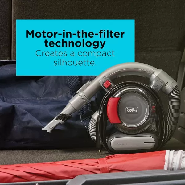 BLACK+DECKER BDH1200FVAV 12V Flexi Automotive Vacuum - Corded