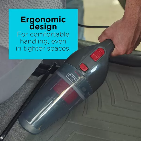BLACK+DECKER BDH1200NVAV 12V Compact Automotive Vacuum - Corded