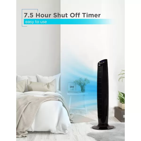 BLACK+DECKER BFTR36B 36 in. Quiet Digital Tower Fan with Remote