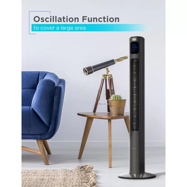 BLACK+DECKER BFTR36B 36 in. Quiet Digital Tower Fan with Remote