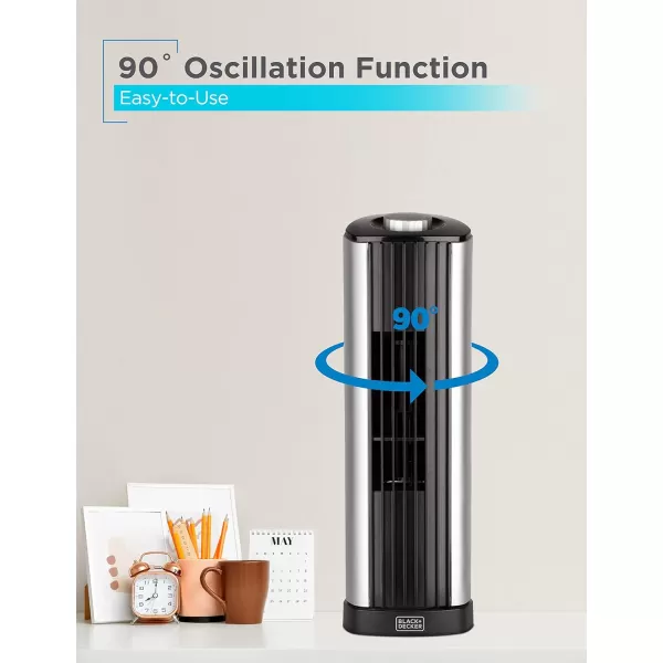 BLACK+DECKER BFTR36B 36 in. Quiet Digital Tower Fan with Remote