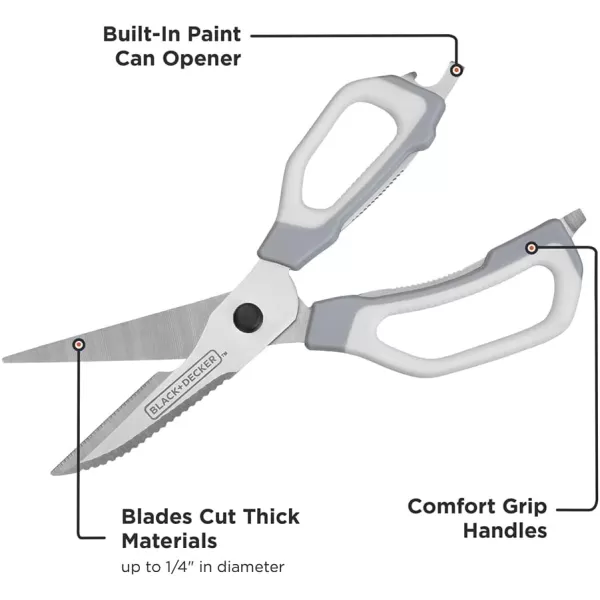 BLACK+DECKER Crafting Shears Scissors 