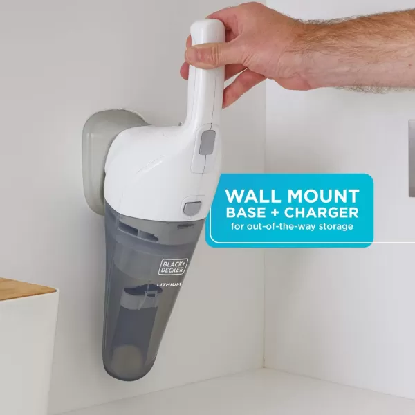 BLACK+DECKER Handheld Vacuum 2Ah, Power White 