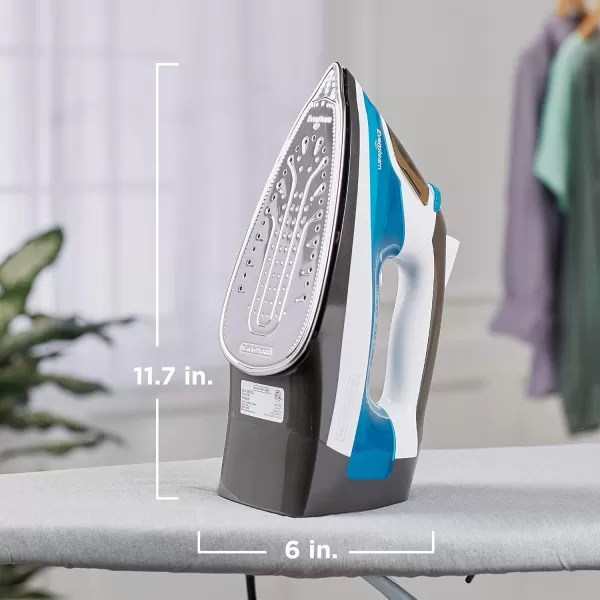 BLACK+DECKER ICR19XS One Step Steam Cord Reel Iron, Blue