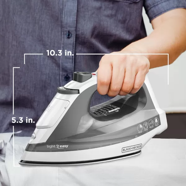BLACK+DECKER Light 'N Easy Compact Steam Iron, IR1010