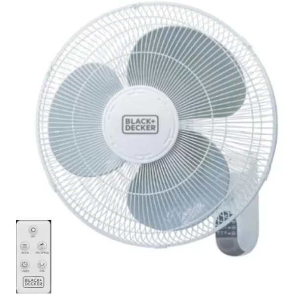 BLACK+DECKER Mini Box Fan Tabletop Quiet 9 Inch Desk Box Fans Frameless BFB09W White
