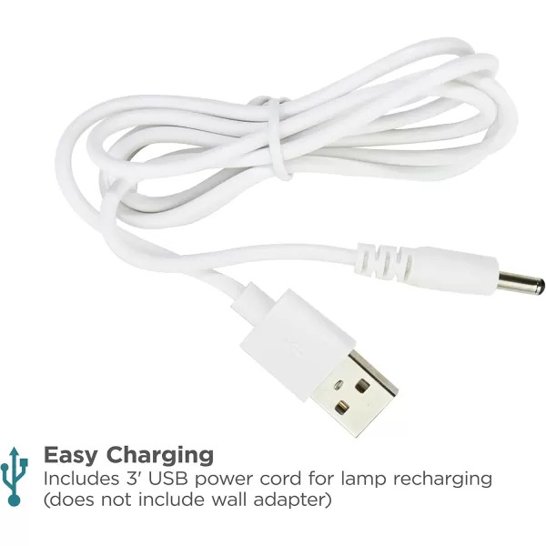 BLACK+DECKER Office Battery LED Desk Lamp, 12-5/8"H, White