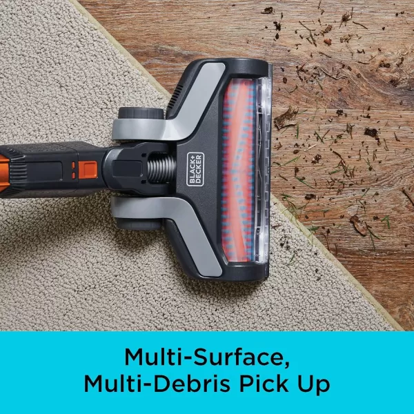 BLACK+DECKER POWERSERIES Extreme Cordless Stick Vacuum Cleaner with Removable 20V MAX Battery and Vacuum Accessories 