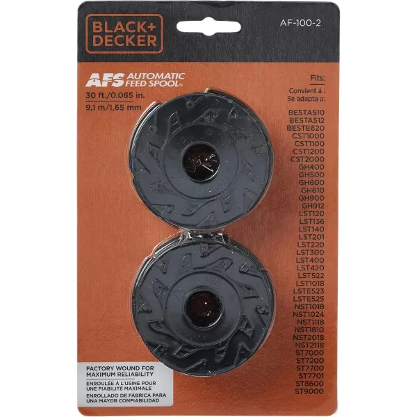 BLACK+DECKER Weed Eater String, Trimmer Line, 3-Pack, 30-Feet of Replacement Spool, 0.065-Inch Diameter 