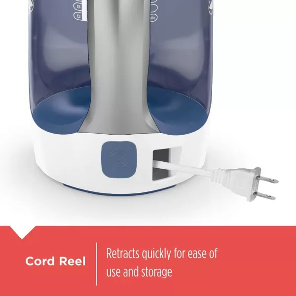 BLACK+DECKER Xpress Steam™ Cord Reel Iron with Nonstick Soleplate, Blue, ICR16X