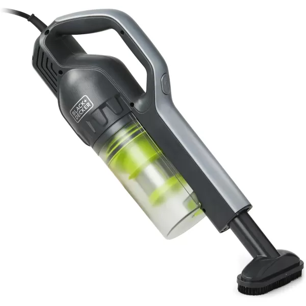 Black &amp; Decker BDST1609 3-in-1 Corded Lightweight Handheld Cleaner &amp; Stick Vacuum Cleaner, White with Aqua Blue