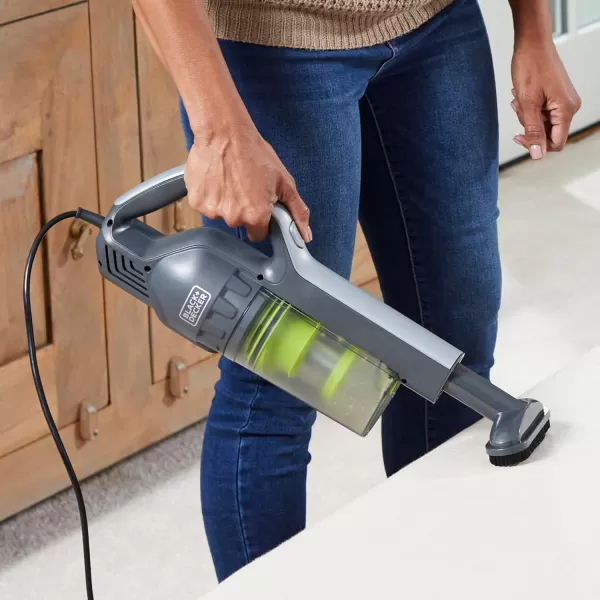 Black &amp; Decker BDST1609 3-in-1 Corded Lightweight Handheld Cleaner &amp; Stick Vacuum Cleaner, White with Aqua Blue