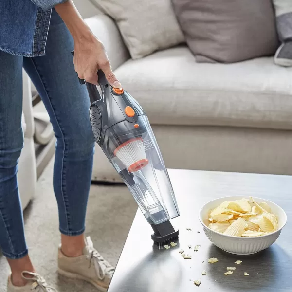 Black &amp; Decker BDST1609 3-in-1 Corded Lightweight Handheld Cleaner &amp; Stick Vacuum Cleaner, White with Aqua Blue