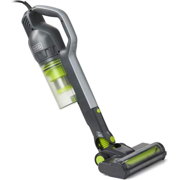 Black &amp; Decker BDST1609 3-in-1 Corded Lightweight Handheld Cleaner &amp; Stick Vacuum Cleaner, White with Aqua Blue