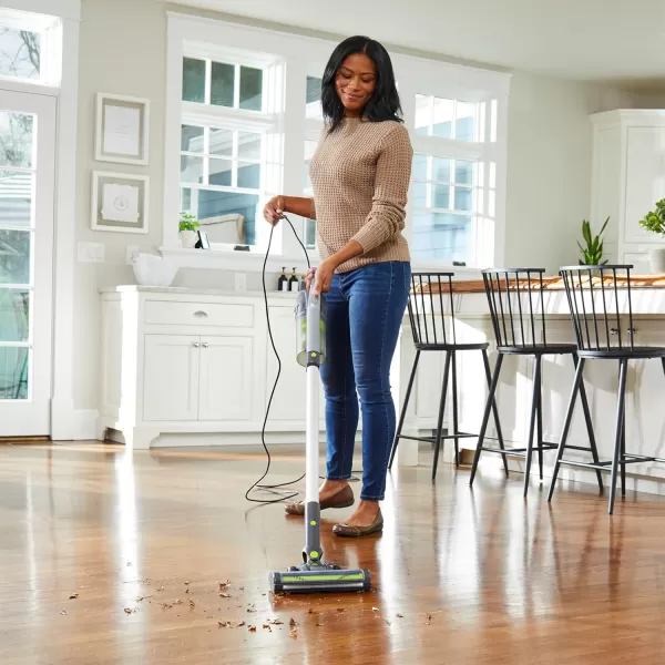 Black &amp; Decker BDST1609 3-in-1 Corded Lightweight Handheld Cleaner &amp; Stick Vacuum Cleaner, White with Aqua Blue