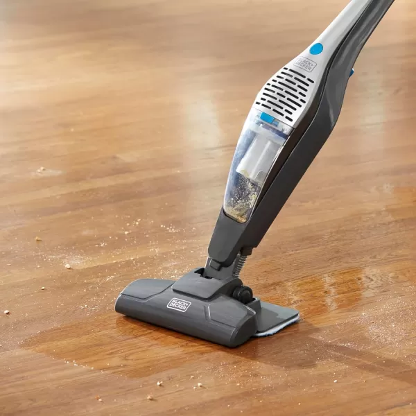 Black &amp; Decker BDST1609 3-in-1 Corded Lightweight Handheld Cleaner &amp; Stick Vacuum Cleaner, White with Aqua Blue
