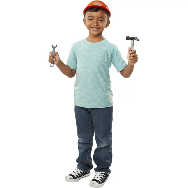 Black+Decker Junior Kids Tool Set - Mega Tool Set with 42Piece Tools &amp; Accessories! Role Play Tools for Toddlers Boys &amp; Girls Ages 3 Years Old &amp; Above, Includes Helmet &amp; Drill!