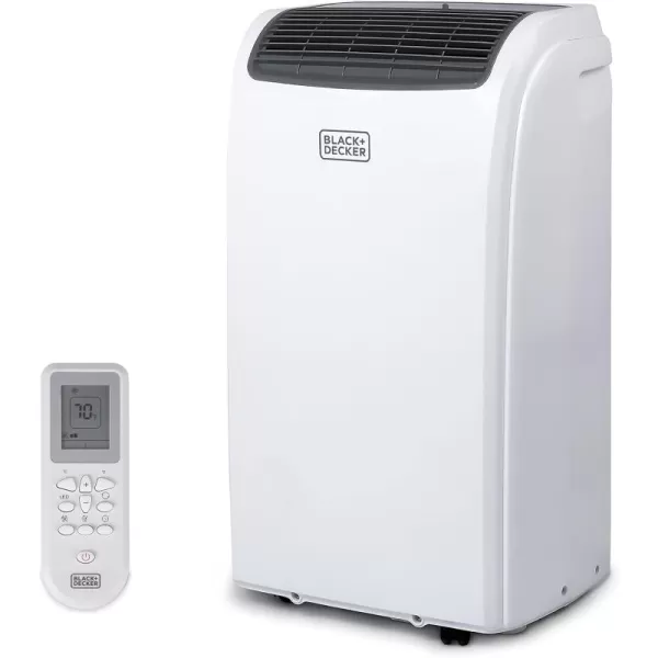 BLACK+DECKER 10,000 BTU Portable Air Conditioner up to 450 Sq.Ft. with Remote Control,White