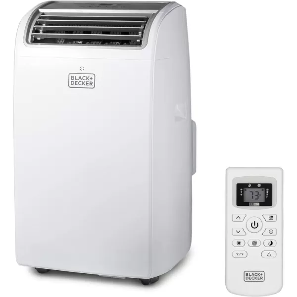 BLACK+DECKER 10,000 BTU Portable Air Conditioner up to 450 Sq.Ft. with Remote Control,White