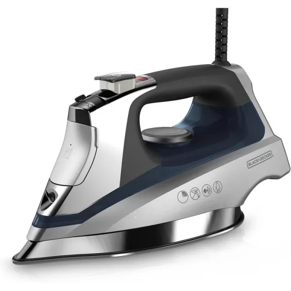 BLACK+DECKER Allure Professional Steam Iron, D3030, 30% More Steam, Percison Tip, Stianless Steel Soleplate, Vertical Steam Fuction
