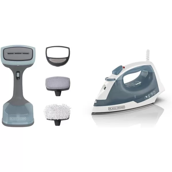 BLACK+DECKER HGS200 Advanced Handheld Steamer, Gray/Blue