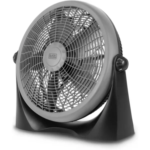 BLACK+DECKER Mini Box Fan Tabletop Quiet 9 Inch Desk Box Fans Frameless BFB09W White